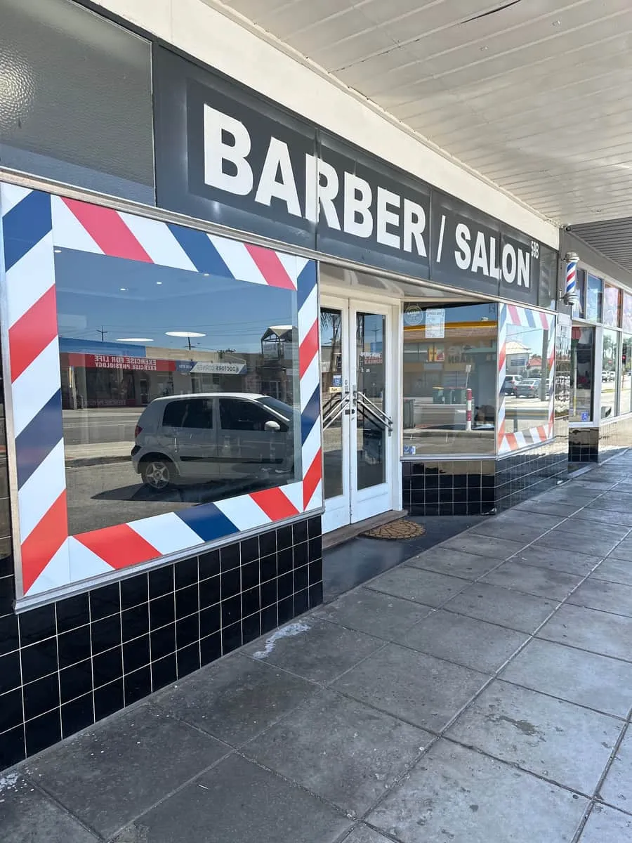 The shopfront on Walter Road West