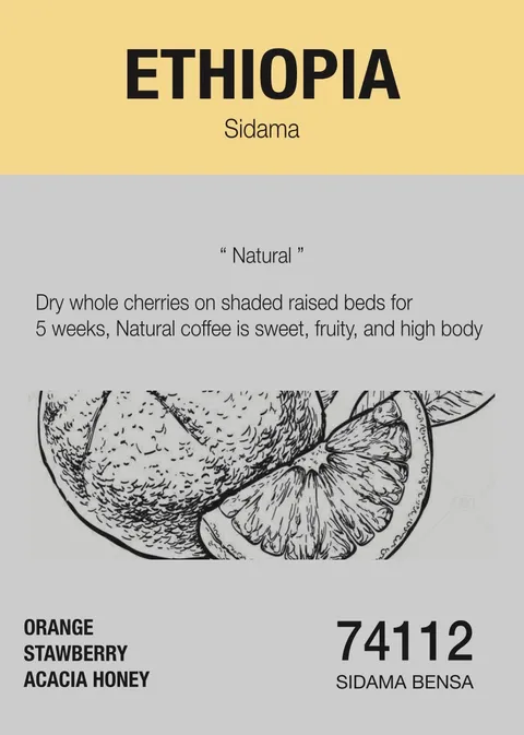 Roast8ry Ethiopia single-origin — back of pack