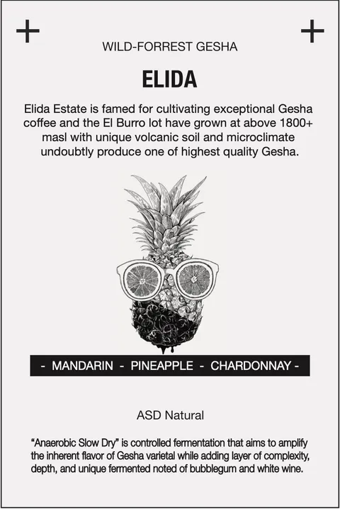 ROAS+8RY Elida Gesha — back of pack