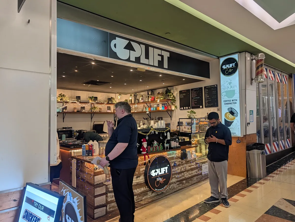 The Uplift Coffee stand on St Georges Terrace